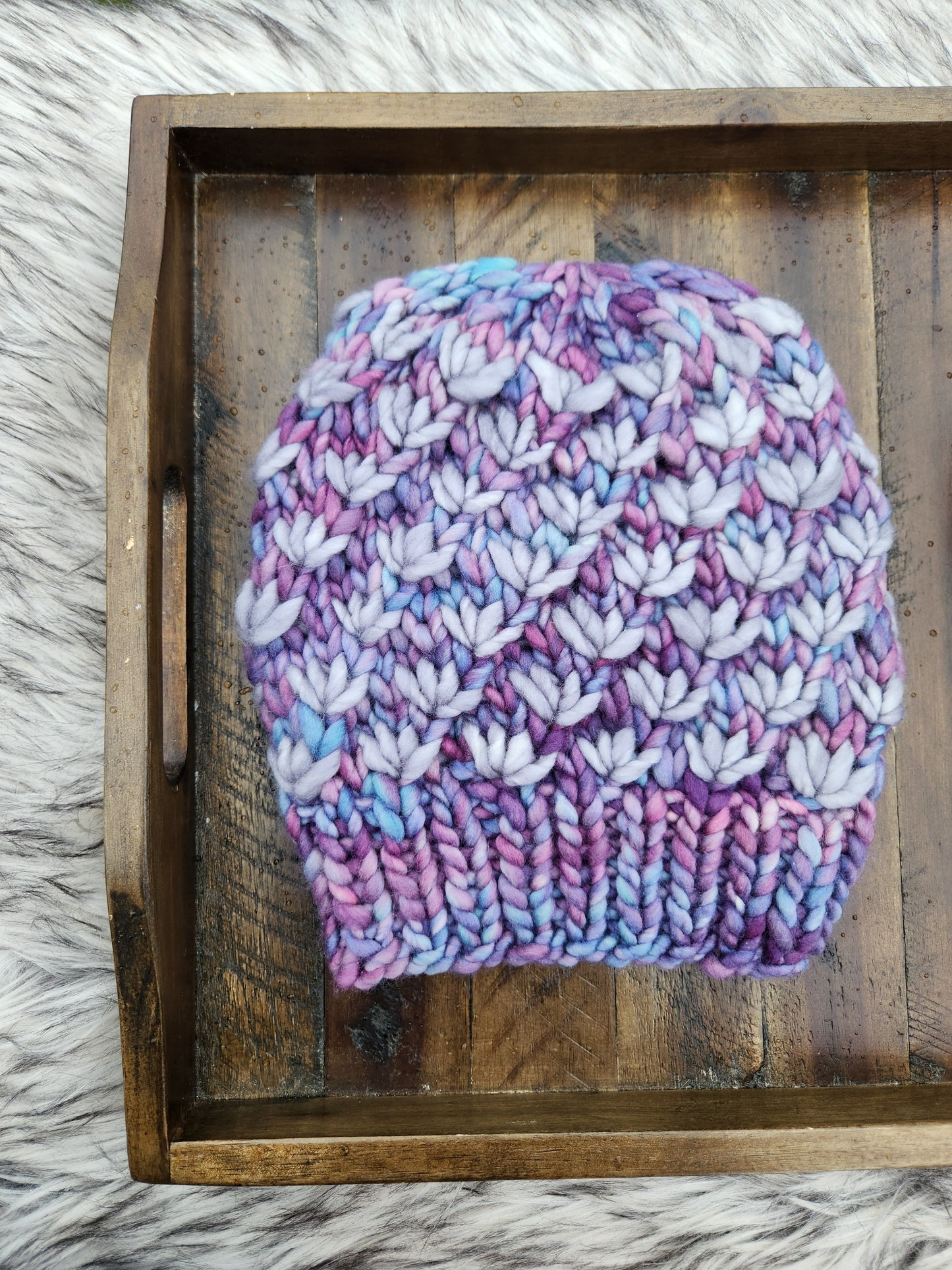 Lotus flower beanie Adult S/M