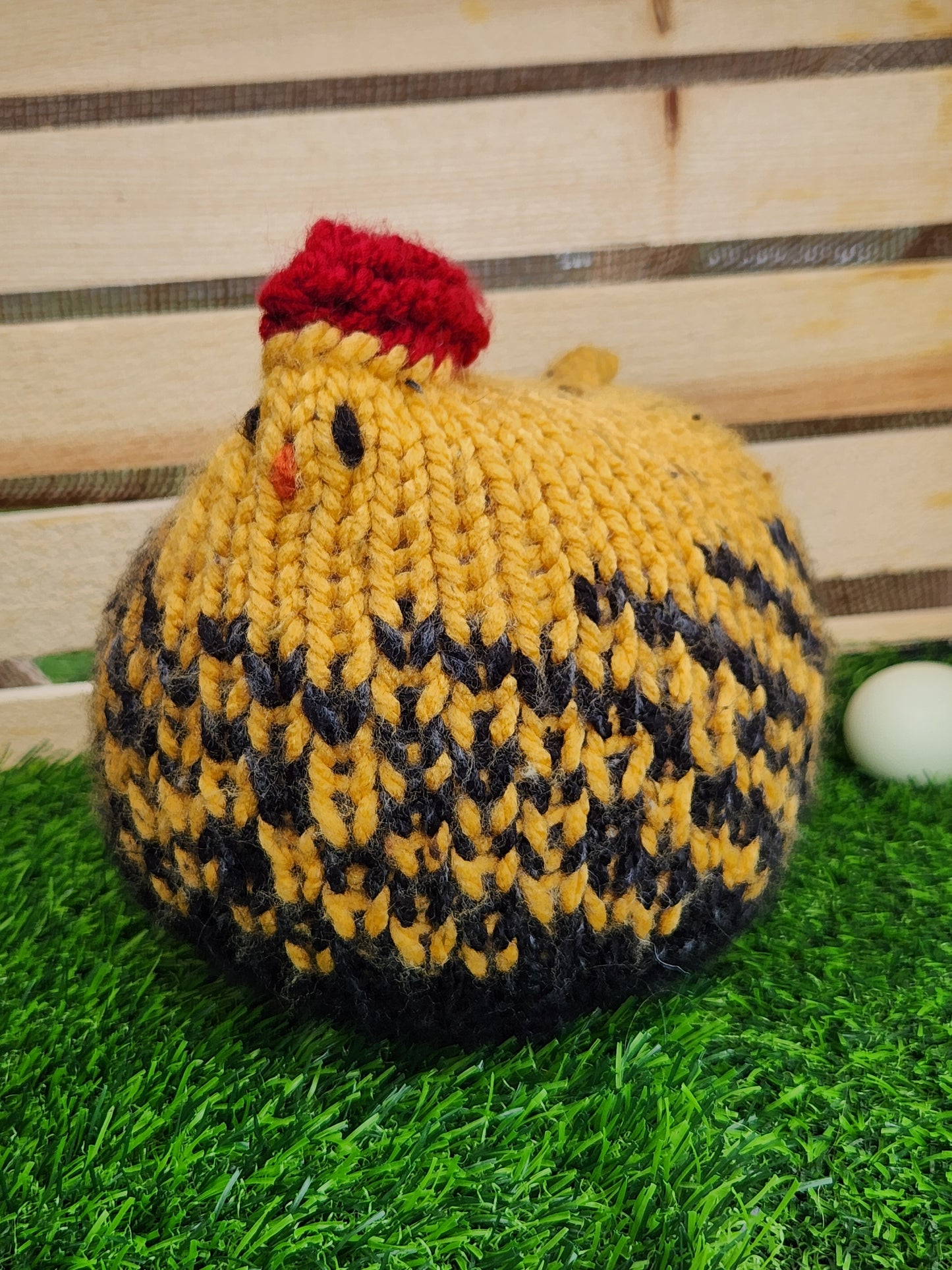 Yellow Black Tweed Chicken