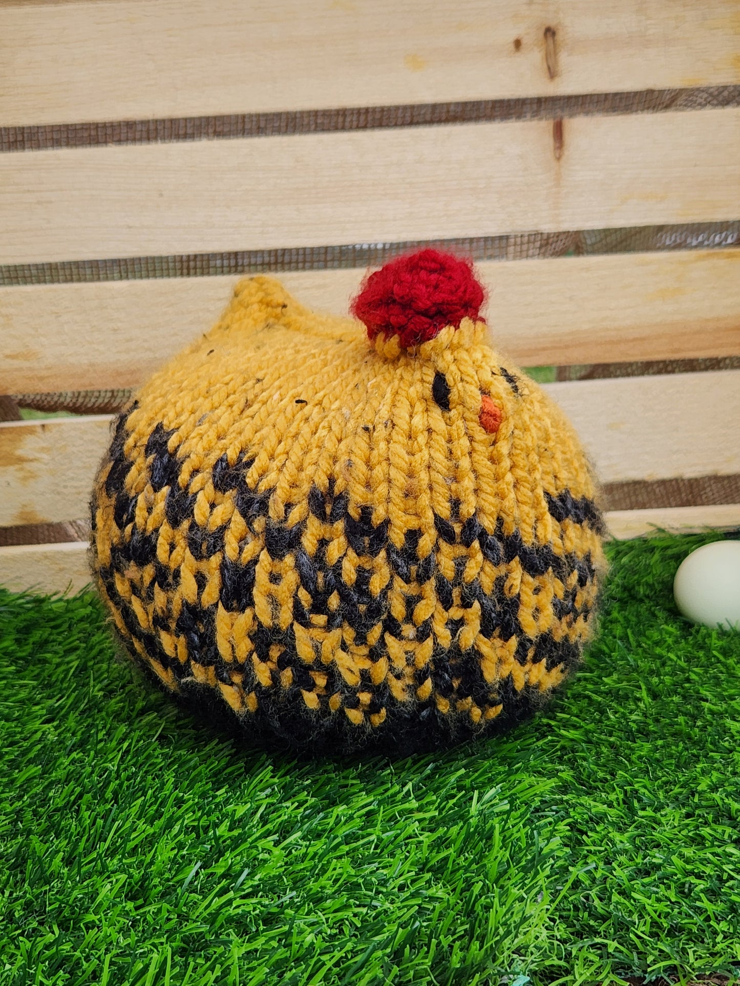 Yellow Black Tweed Chicken