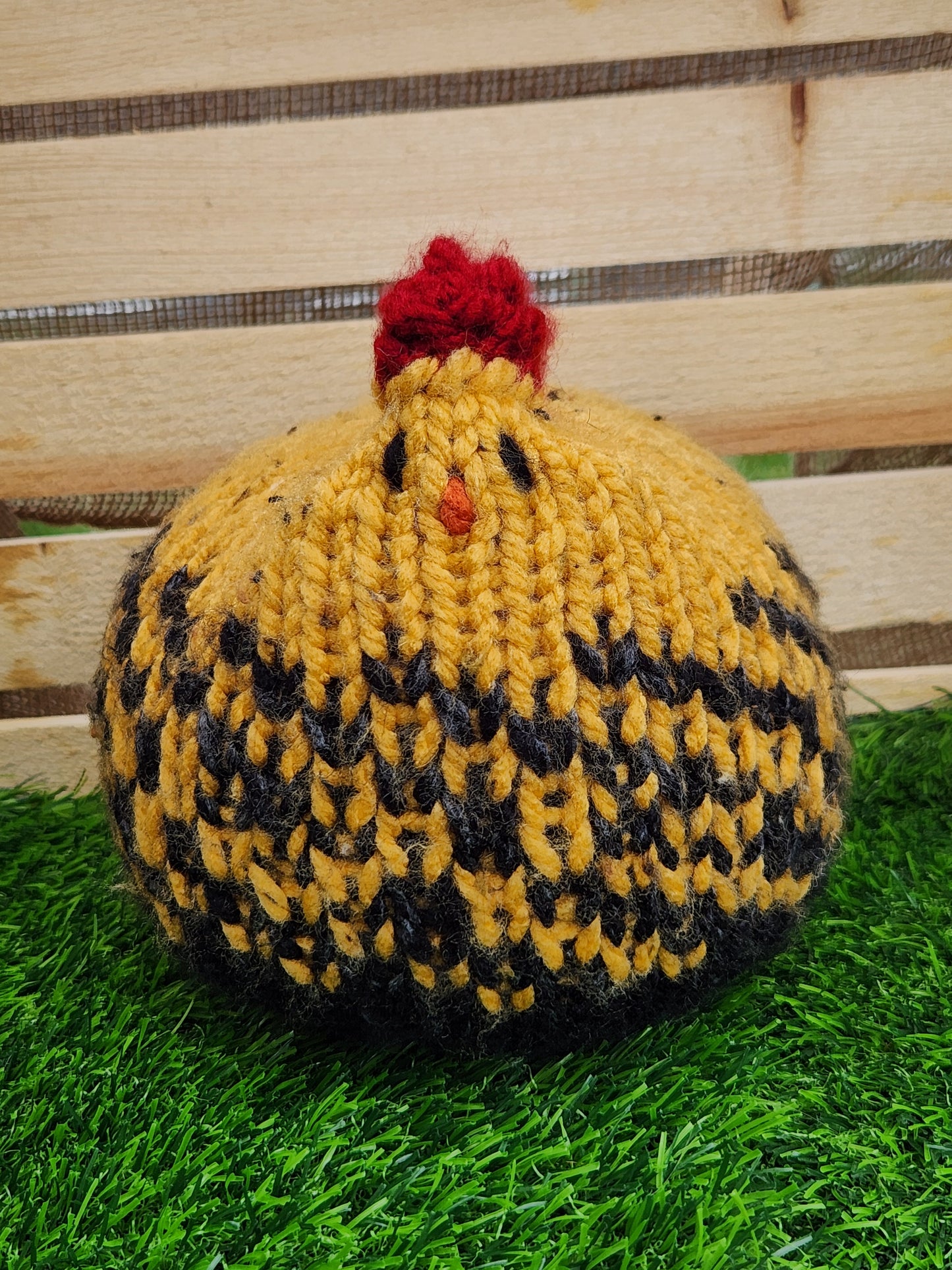 Yellow Black Tweed Chicken