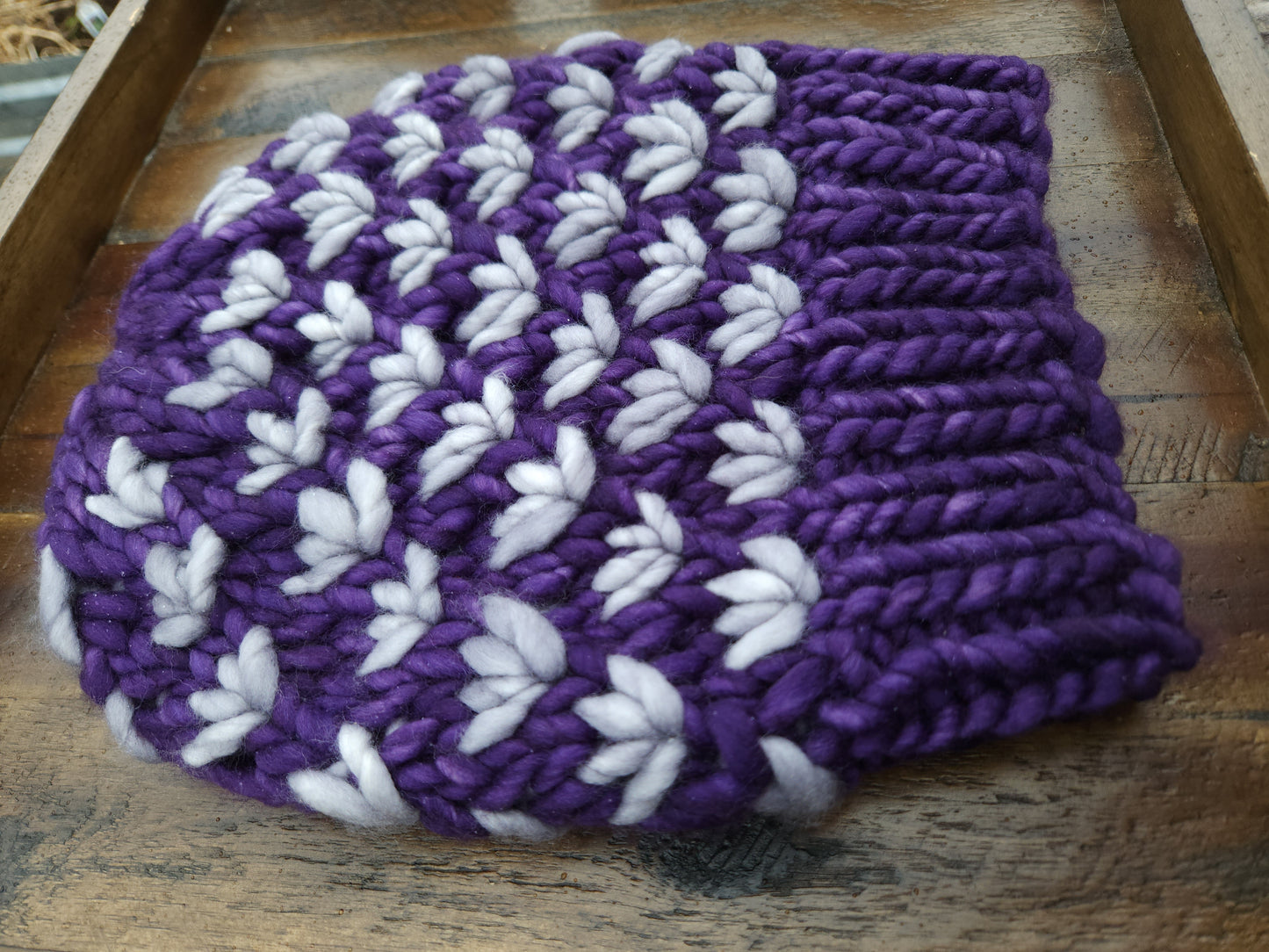 Lotus flower beanie Adult S/M