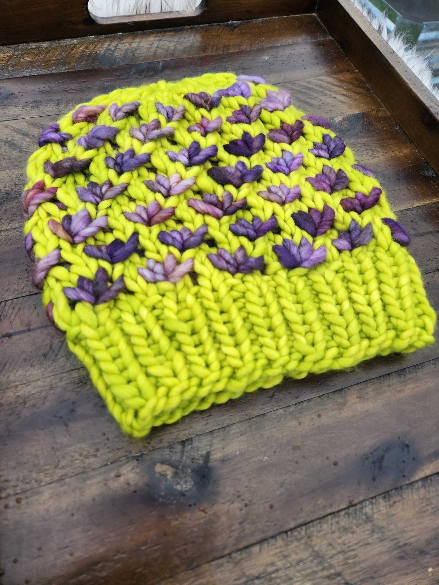 Lotus flower beanie Adult S/M