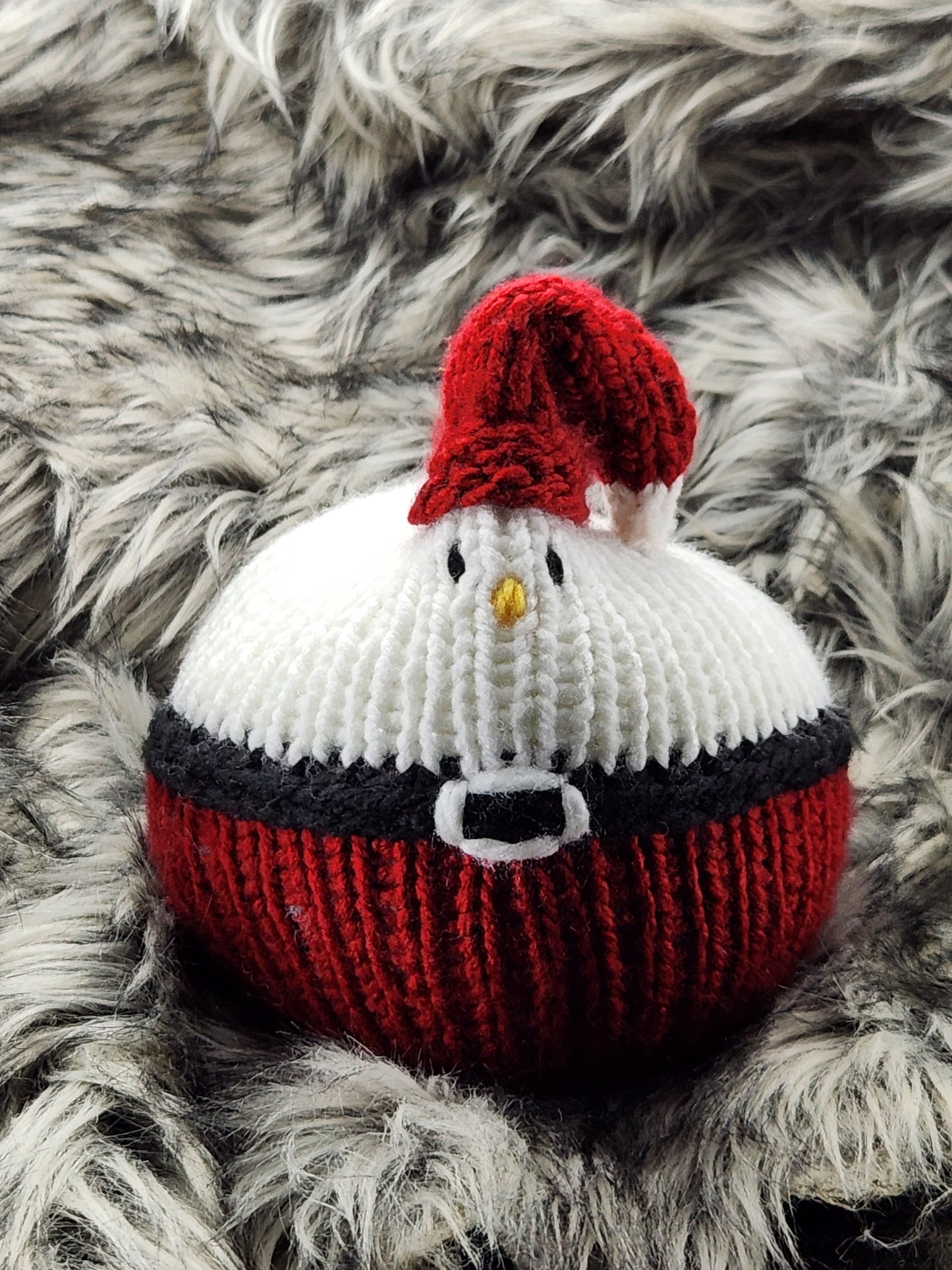 Medium Santa Cluck (Christmas Chicken plush)