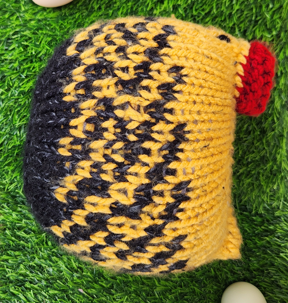 Yellow Black Tweed Chicken