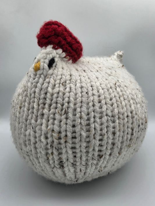 Large Chicken (White tweed)